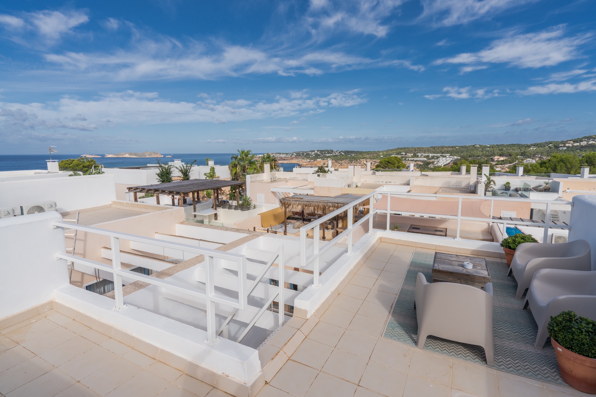 Resa Estates Ibiza sale ted koop Cala Tarida patio townhouse views.JPG